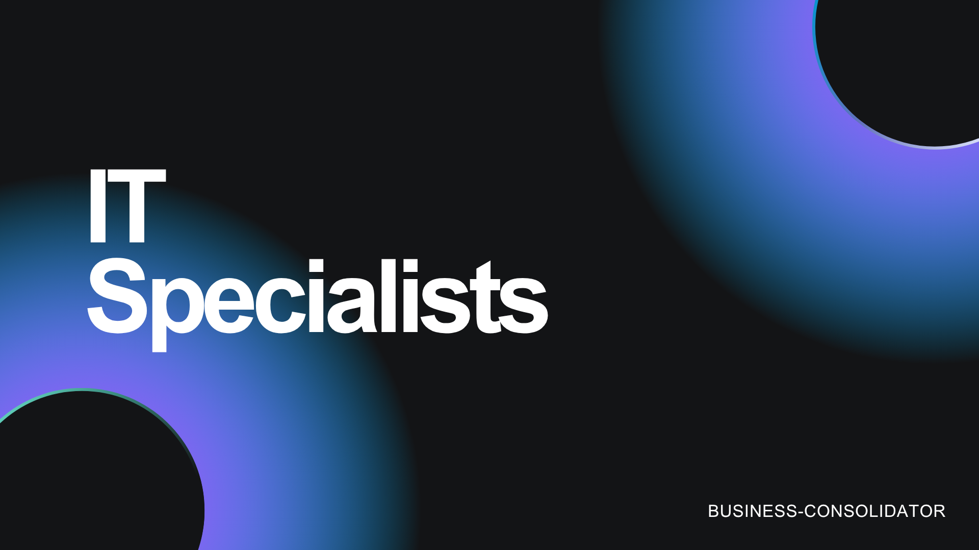 IT specialists slide 1